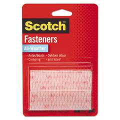 Scotch Extreme Fasteners, 1" x 3", Clear, 2/Pack (RFD7090)