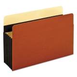 Pendaflex Heavy-Duty File Pockets, 5.25" Expansion, Legal Size, Redrope, 10/Box (C1536GHD)