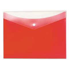 Pendaflex Poly Snap Envelope, Snap Closure, 8.5 x 11, Strawberry (95563)