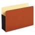 Pendaflex File Pocket w/ Tyvek, 5.25" Expansion, Legal Size, Redrope, 10/Box (64274)