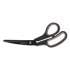 Universal Industrial Carbon Blade Scissors, 8" Long, 3.5" Cut Length, Black/Gray Offset Handle (92022)