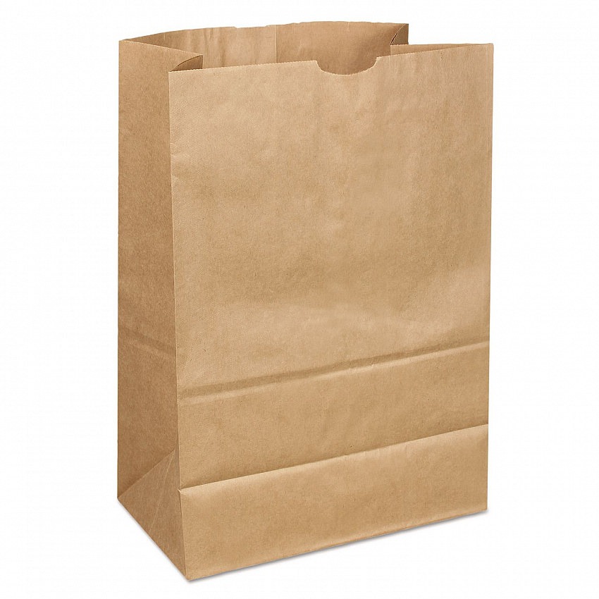 Grocery Paper Bags, 1/6 BBL Size, 40# Basis Weight, 12" x 7" x 17", Kraft, 400/Bundle (SK164040)