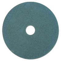 Ultra High-Speed Floor Burnishing Pads 3100, 27" Diameter, Aqua, 5/Carton (20264)