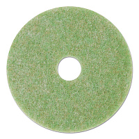 Low-Speed TopLine Autoscrubber Floor Pads 5000, 19" Diameter, Green/Orange, 5/Carton (18051)