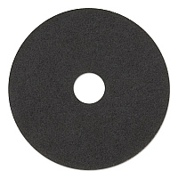 Low-Speed Stripper Floor Pad 7200, 17" Diameter, Black, 5/Carton (08379)