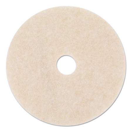 3M Ultra High-Speed TopLine Floor Burnishing Pads 3200, 24" Diameter, White/Amber, 5/Carton (18069)