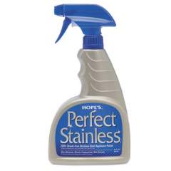 Hope's Perfect Stainless Stainless Steel Cleaner and Polish, 22 oz Bottle Spray Bottle (22PS6)