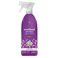 Antibac All-Purpose Cleaner, Wildflower Scent, 28 oz Spray Bottle, 8/Carton (01454)