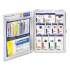 First Aid Only ANSI 2015 SmartCompliance Food Service Cabinet w/o Medication, 25 People, 94 Pieces, Metal Case (90658)