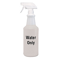 Water Only Spray Bottle, Clear, 32 oz, 12/Carton (D4968908)