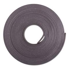 ZEUS Adhesive-Backed Magnetic Tape, Black, 1/2" x 10ft, Roll (66010)