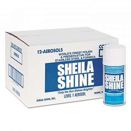 Stainless Steel Cleaner and Polish, 10 oz Aerosol Spray, 12/Carton (1CT)