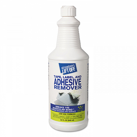 Tape, Label and Adhesive Remover, 32 oz Pour Bottle, 6/Carton (40703)