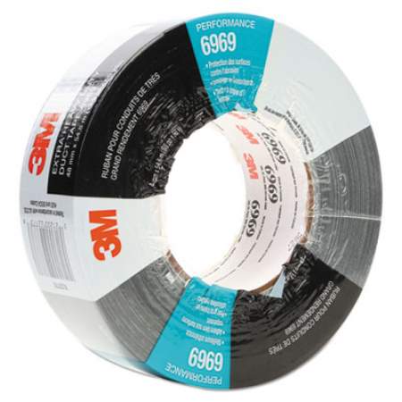 3M 6969 Extra-Heavy-Duty Duct Tape, 3" Core, 48 mm x 54.8 m, Silver