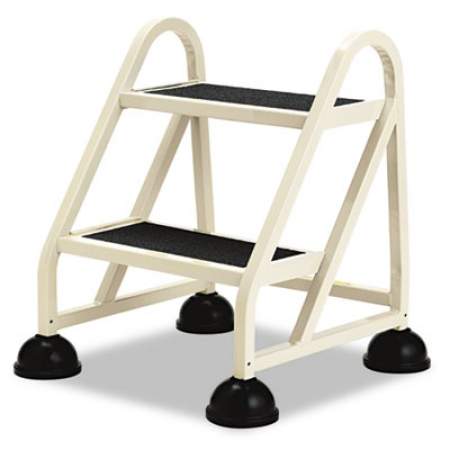 Cramer Stop-Step Ladder, 23", 300 lb Capacity, 2 Steps, Aluminum, Beige (102019)
