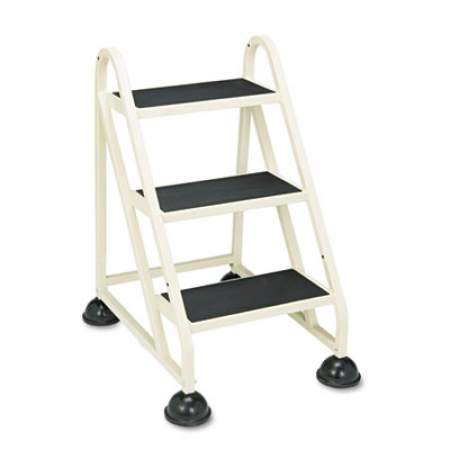 Cramer Stop-Step Ladder, 32.75", 300 lb Capacity, 3 Steps, Aluminum, Beige (103019)