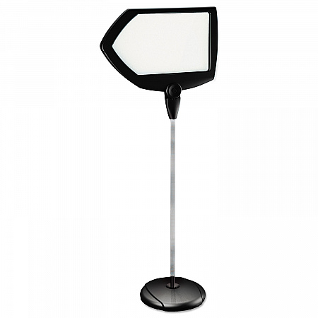 Magnetic Dry Erase Floor Stand Signs, White 25