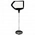 Magnetic Dry Erase Floor Stand Signs, White 25