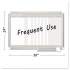 MasterVision In-Out Magnetic Dry Erase Board, 36x24, Silver Frame (GA01110830)