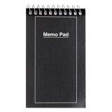 Universal WIREBOUND MEMO BOOK, NARROW RULE, 3 X 5, WHITE, 50 SHEETS, 12/PACK (92035)