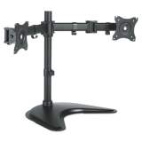 Kantek Dual Monitor Articulating Desktop Stand, For 13" to 27" Monitors, 32" x 13" x 17.5", Black, Supports 18 lb (MA225)