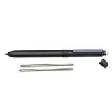 AbilityOne 7520016559036 SKILCRAFT B3 Aviator Multi-Color Ballpoint Pen/Pencil/Stylus, Retractable, Medium, Black/Blue Ink, Black Barrel