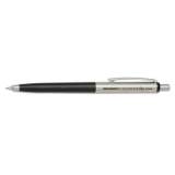 AbilityOne 7520016558004 SKILCRAFT Stainless Elite Mechanical Pencil, 0.5 mm, HB (#2.5), Black Lead, Black/Silver Barrel, 3/Pack