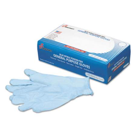 AbilityOne 8415014920180, SKILCRAFT Nitrile General Purpose Gloves, Blue, X-Large, 9.5", 100/Box