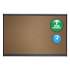 Quartet Prestige Bulletin Board, Brown Graphite-Blend Surface, 48 x 36, Aluminum Frame (B244G)