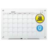 Quartet Infinity Magnetic Glass Calendar Board, 48 x 36 (GC4836F)