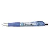 AbilityOne 7520016539300 SKILCRAFT Needle Point Roller Ball Pen, Retractable, Fine 0.5 mm, Blue Ink, Blue/White/Black Barrel, Dozen