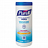 Premoistened Hand Sanitizing Wipes, Cloth, 5.75 x 7, Fresh Citrus, White, 100/Canister (911112EA)