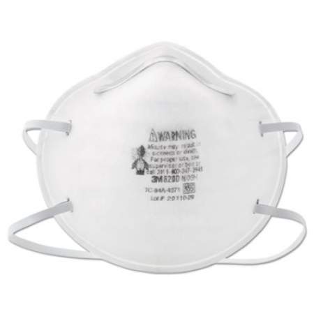 3M N95 Particle Respirator 8200 Mask, 20/Box