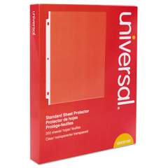 Universal Standard Sheet Protector, Standard, 8 1/2 x 11, Clear, 200/Box (21122)