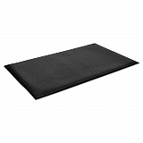 Wear-Bond Comfort-King Anti-Fatigue Mat, Rectangular, Black Raised Deck Plate Surface, 36" x 60" (WBZ035KD)