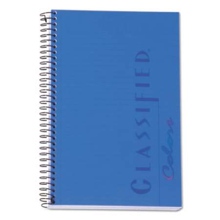 TOPS Color Notebooks, 1 Subject, Narrow Rule, Indigo Blue Cover, 8.5 x 5.5, 100 White Sheets (73506)