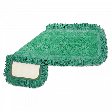 Microfiber Dust Mop Head, 18 x 5, Green, 1 Dozen (MFD185GF)