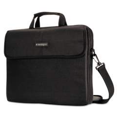 Kensington 15.6" Simply Portable Padded Laptop Sleeve, Inside/Outside Pockets, Black (62562)