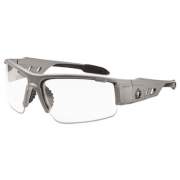 ergodyne Skullerz Dagr Safety Glasses, Matte Gray Frame/Clear Lens, Nylon/Polycarb (52100)