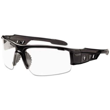 ergodyne Skullerz Dagr Safety Glasses, Black Frame/Clear Lens, Nylon/Polycarb (52000)