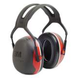 3M Peltor X3a Over-The-Head Earmuffs, 28 Db Nrr, Black/red, 10/ctn