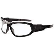 ergodyne Skullerz Loki Safety Glasses/Goggles, Black Frame/Clear Lens, Nylon/Polycarb (56000)
