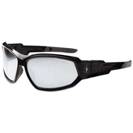 ergodyne Skullerz Loki Safety Glasses/Goggles, Black Frame/In/Outdoor Lens,Nylon/Polycarb (56080)