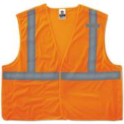 ergodyne GloWear 8215BA Type R Class 2 Econo Breakaway Mesh Vest, Orange, L/XL (21065)