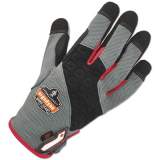 ergodyne ProFlex 710CR Heavy-Duty + Cut Resistance Gloves, Gray, Medium, 1 Pair (17123)