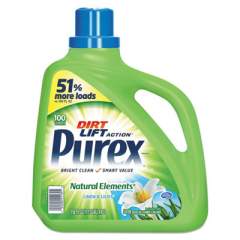 Purex Ultra Natural Elements HE Liquid Detergent, Linen and Lilies, 150 oz Bottle (01134EA)