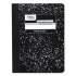Mead Composition Book, Wide/Legal Rule, Black Cover, 9.75 x 7.5, 100 Sheets (09910)