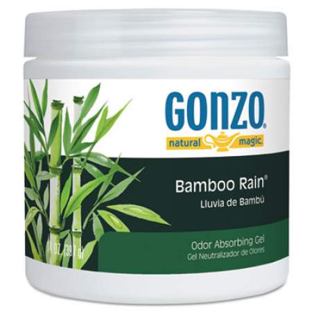 Natural Magic Odor Absorbing Gel, Bamboo Rain, 14 oz Jar, 12/Carton (4121D)