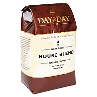 100% Pure Coffee, House Blend, Ground, 28 oz Bag, 3/Pack (33750)