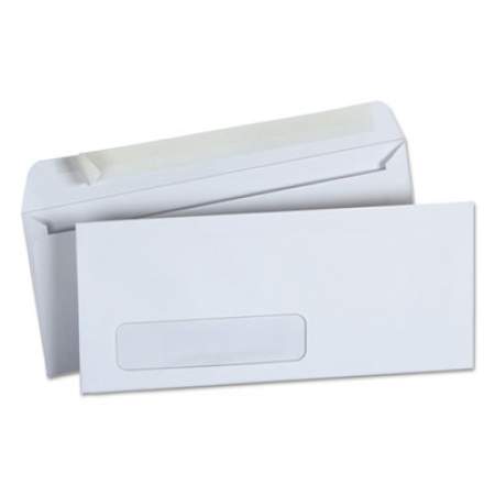 Universal Peel Seal Strip Business Envelope, #10, Square Flap, Self-Adhesive Closure, Lower Left Window, 4.13 x 9.5, White, 500/Box (36005)